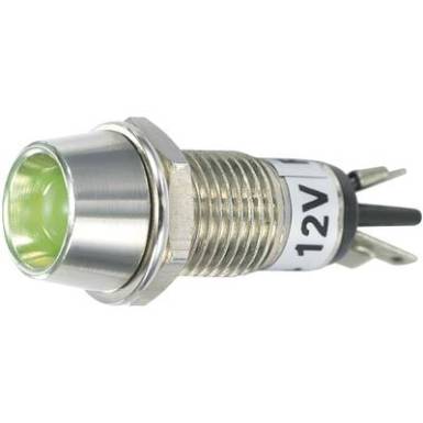LED-es jelzőlámpa 5 mm R9-115L zöld 12 VDC TC LED-es jelzőlámpa 5 mm R9-115L zöld 12 VDC TC