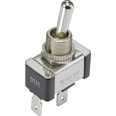 Karos billenőkapcsoló 14 V/DC 21 A 1 x KI/BE TRU COMPONENTS TC-R13-437A1-01B Reteszelő Karos billenőkapcsoló 14 V/DC 21 A 1 x KI/BE TRU COMPONENTS TC-R13-437A1-01B Reteszelő