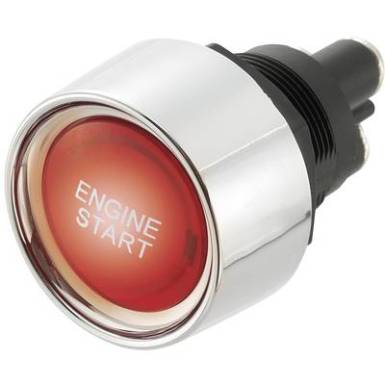 G&eacute;pj&aacute;rmű nyom&oacute;gomb 24 V/DC 25 A 1 x KI/(BE), Tru Components TC-A2-23B-07
