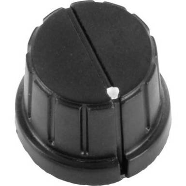 Forgatógomb Fej jelöléssel Fekete (?) 20 mm TRU COMPONENTS TC-DK20 Forgatógomb Fej jelöléssel Fekete (?) 20 mm TRU COMPONENTS TC-DK20