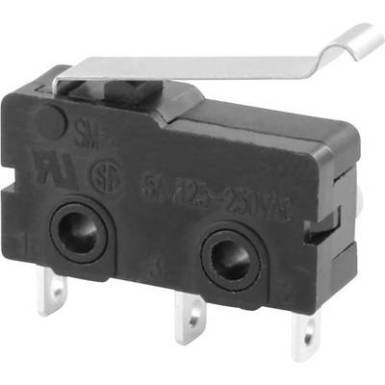 Mikrokapcsoló 5 A TRU COMPONENTS TC-MS03 Nyomó Mikrokapcsoló 5 A TRU COMPONENTS TC-MS03 Nyomó