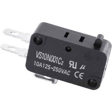 Mikrokapcsoló 10 A TRU COMPONENTS TC-MS20 Nyomó Mikrokapcsoló 10 A TRU COMPONENTS TC-MS20 Nyomó