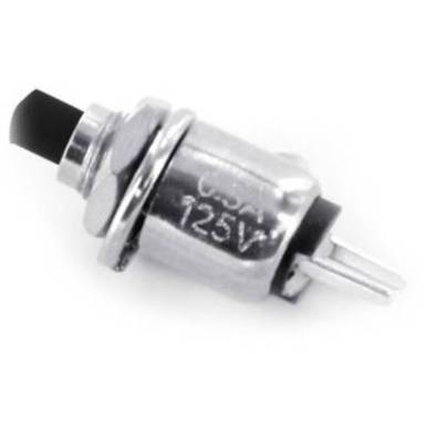 Nyomógomb 0,5A 125V/AC fekete, Tru Components Nyomógomb 0,5A 125V/AC fekete, Tru Components