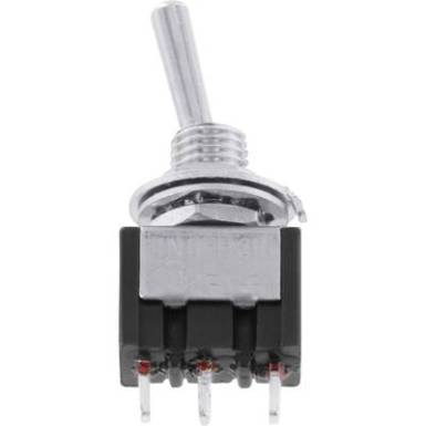 Karos billenőkapcsol&oacute; 125 V/AC 1 x BE/KI/BE TRU COMPONENTS TC-MK313 Reteszelő/0/reteszelő
