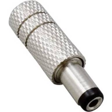 Kisfesz&uuml;lts&eacute;gű csatlakoz&oacute; dug&oacute;, egyenes 5,5 x 2,5 mm, TRU COMPONENTS