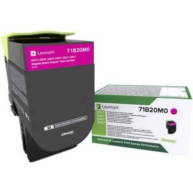 Lexmark Toner CS/CX 317,417,517 Return Cartridge 71B20M0 Eredeti B&iacute;bor 2300 oldalak