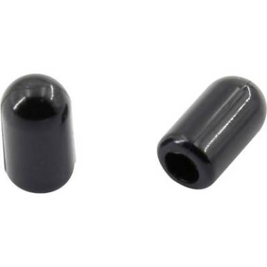 PVC zárósapka 100 db, fekete, TRU COMPONENTS TC-EP-0809203 PVC zárósapka 100 db, fekete, TRU COMPONENTS TC-EP-0809203