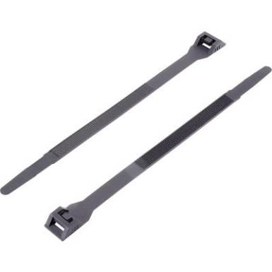 Kábelkötöző 360 mm fekete kettős fejjel Tru Components 1592784 TC-DK-360BK203 1 db Kábelkötöző 360 mm fekete kettős fejjel Tru Components 1592784 TC-DK-360BK203 1 db