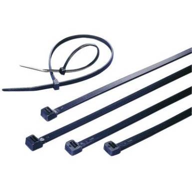 Kábelkötöző 265 mm fekete UV stabilizált Tru Components 1592814 TC-CVR265W203 100 db Kábelkötöző 265 mm fekete UV stabilizált Tru Components 1592814 TC-CVR265W203 100 db