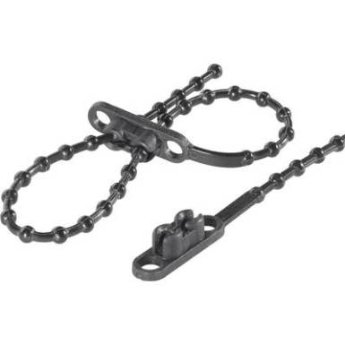 Kábelkötöző 145 mm fekete kettős fejjel Tru Components 1592905 TC-KTVR145BK203 100 db Kábelkötöző 145 mm fekete kettős fejjel Tru Components 1592905 TC-KTVR145BK203 100 db