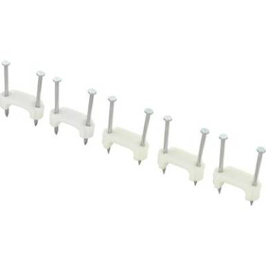Szöges kábelrögzítő bilincs, fehér, TRU COMPONENTS 1593094 TC-DNF17203 100 db Szöges kábelrögzítő bilincs, fehér, TRU COMPONENTS 1593094 TC-DNF17203 100 db