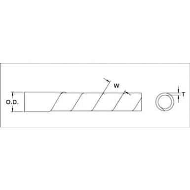 Spir&aacute;l k&aacute;belv&eacute;dő 1,5 - 10 mm, fekete, 10 m, TRU COMPONENTS TC-KSR3BK203