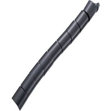 Spirál kábelvédő 20 - 100 mm, fekete, TRU COMPONENTS TC-KSPR24BK203 méteráru Spirál kábelvédő 20 - 100 mm, fekete, TRU COMPONENTS TC-KSPR24BK203 méteráru