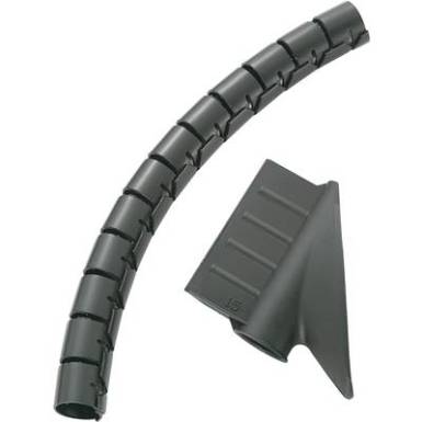 Spirál kábelvédő 25 mm, fekete, 5 m, TRU COMPONENTS TC-MX-KLT25BK203 Spirál kábelvédő 25 mm, fekete, 5 m, TRU COMPONENTS TC-MX-KLT25BK203