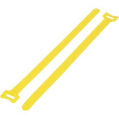 Tépőzáras kábelkötegelő, bolyhos és horgos fél 150 mm x 12 mm, sárga, TRU COMPONENTS TC-MGT-150YW203 Tépőzáras kábelkötegelő, bolyhos és horgos fél 150 mm x 12 mm, sárga, TRU COMPONENTS TC-MGT-150YW203