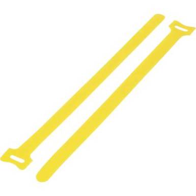 Tépőzáras kábelkötegelő, bolyhos és horgos fél 310 mm x 16 mm, sárga, TRU COMPONENTS TC-MGT-310YW203 Tépőzáras kábelkötegelő, bolyhos és horgos fél 310 mm x 16 mm, sárga, TRU COMPONENTS TC-MGT-310YW203