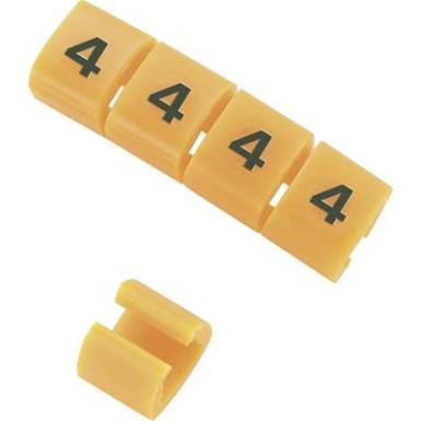 K&aacute;beljel&ouml;lő klipsz, jel&ouml;l&eacute;s: 4, 4 - 5,1 mm 1593426 TC-MB2/4203