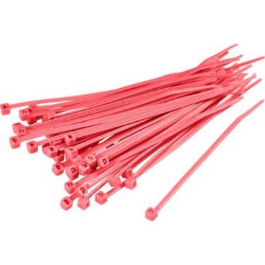 Kábelkötöző 300 mm piros Tru Components 1593706 TC-CV300S203 100 db Kábelkötöző 300 mm piros Tru Components 1593706 TC-CV300S203 100 db
