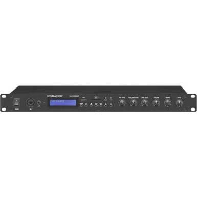 Monacor SA-130DMP Nagy teljesítményű erősítő RMS teljesítmény kimeneti csatornánként 4 Ohm-nál: 70 W Monacor SA-130DMP Nagy teljesítményű erősítő RMS teljesítmény kimeneti csatornánként 4 Ohm-nál: 70 W
