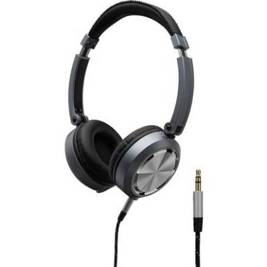 Monacor MD-460 Fejhallgató Over Ear Forgatható fülkagyló Fekete/ezüst Monacor MD-460 Fejhallgató Over Ear Forgatható fülkagyló Fekete/ezüst