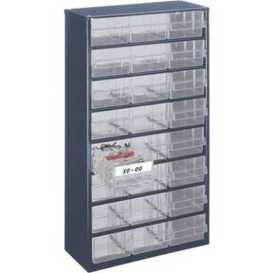 raaco 1224-02 Fiókos szekrény (H x Sz x Ma) 306 x 150 x 552 mm Rekeszek: 24 raaco 1224-02 Fiókos szekrény (H x Sz x Ma) 306 x 150 x 552 mm Rekeszek: 24