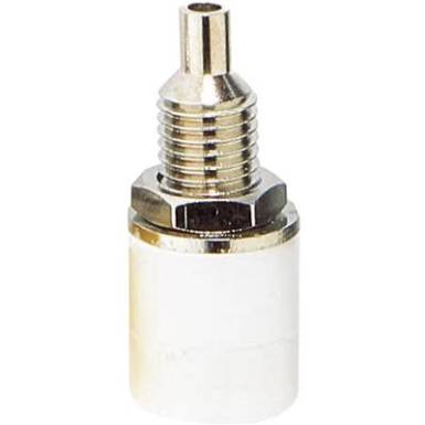 Labor csatlakozó aljzat, beépíthető, függőleges, ? 4 mm, fehér, TRU COMPONENTS Labor csatlakozó aljzat, beépíthető, függőleges, ? 4 mm, fehér, TRU COMPONENTS