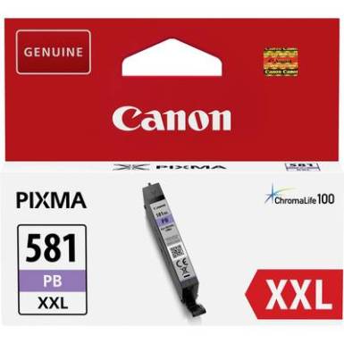 Canon Tinta CLI-581PB XXL Eredeti Fénykép kék 1999C001 Canon Tinta CLI-581PB XXL Eredeti Fénykép kék 1999C001