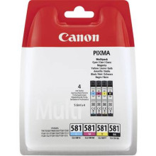 Canon Tinta CLI-581 Multipack CMYK Eredeti Fénykép fekete, Cián, Bíbor, Sárga 2103C004