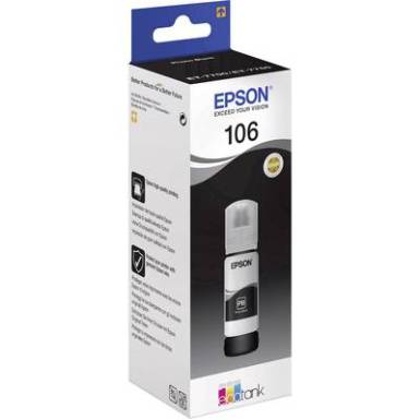 Epson Tinta 106 EcoTank Eredeti Fénykép fekete C13T00R140 Epson Tinta 106 EcoTank Eredeti Fénykép fekete C13T00R140