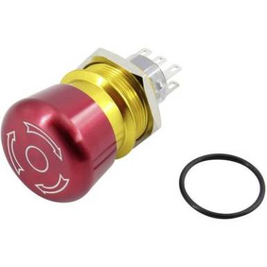 Vészkikapcsoló 250 V 5 A 2 záró, 2 nitó IP65, TRU COMPONENTS TC-GQ22-A-22TSB203 Vészkikapcsoló 250 V 5 A 2 záró, 2 nitó IP65, TRU COMPONENTS TC-GQ22-A-22TSB203