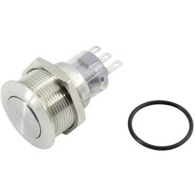 Nyomókapcsoló 250 V 5 A 1 x KI/BE IP65, TRU COMPONENTS TC-GQ22-A-11Z/S203 IP65, reteszelő Nyomókapcsoló 250 V 5 A 1 x KI/BE IP65, TRU COMPONENTS TC-GQ22-A-11Z/S203 IP65, reteszelő
