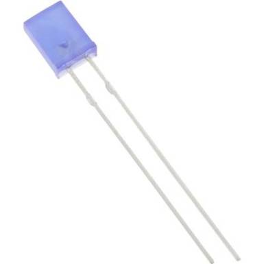 LED kivezetéssel kék derékszögű 2 x 5 mm 125 mcd 120 ° 20 mA HuiYuan LED kivezetéssel kék derékszögű 2 x 5 mm 125 mcd 120 ° 20 mA HuiYuan