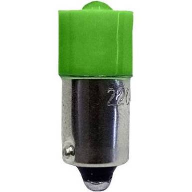 LED l&aacute;mpa BA9s Z&ouml;ld 24 V/DC, 24 V/AC Barthelme 53120513