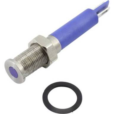 LED-es jelzől&aacute;mpa, k&eacute;k, 12 V DC/AC, TRU COMPONENTS 1605942