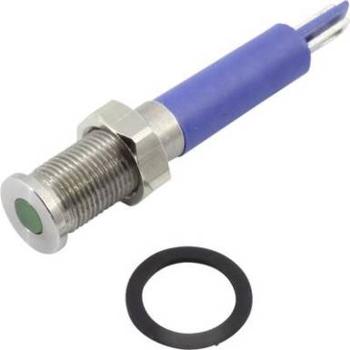 LED-es jelzőlámpa, zöld, 24 V DC/AC, TRU COMPONENTS 1605945 LED-es jelzőlámpa, zöld, 24 V DC/AC, TRU COMPONENTS 1605945