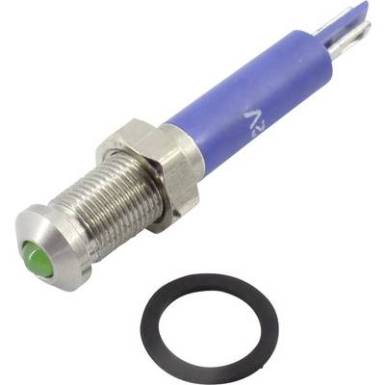LED-es jelzőlámpa, zöld, 24 V DC/AC, TRU COMPONENTS 1605952 LED-es jelzőlámpa, zöld, 24 V DC/AC, TRU COMPONENTS 1605952