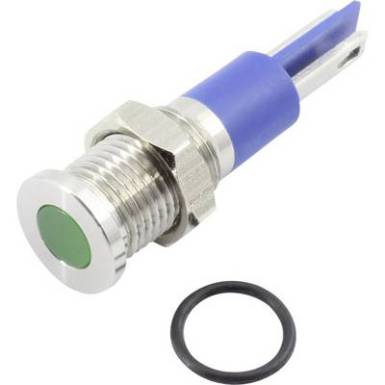 LED-es jelzőlámpa, zöld, 24 V DC/AC, TRU COMPONENTS 1605970 LED-es jelzőlámpa, zöld, 24 V DC/AC, TRU COMPONENTS 1605970