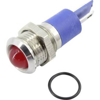 LED-es jelzőlámpa, vörös, 24 V DC/AC, TRU COMPONENTS 1605977 LED-es jelzőlámpa, vörös, 24 V DC/AC, TRU COMPONENTS 1605977