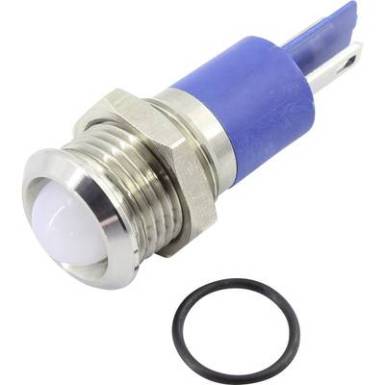 LED-es jelzőlámpa, fehér, 24 V DC/AC, TRU COMPONENTS 1605980 LED-es jelzőlámpa, fehér, 24 V DC/AC, TRU COMPONENTS 1605980