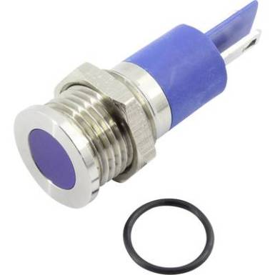 LED-es jelzőlámpa, kék, 24 V DC/AC, TRU COMPONENTS 1605987 LED-es jelzőlámpa, kék, 24 V DC/AC, TRU COMPONENTS 1605987
