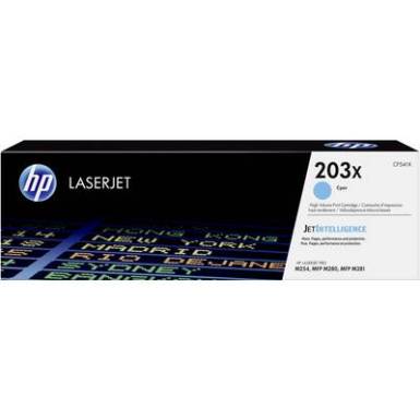 HP Toner 203X CF541X Eredeti Ci&aacute;n 2500 oldalak
