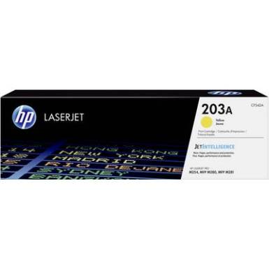 HP Toner 203A CF542A Eredeti Sárga 1300 oldalak HP Toner 203A CF542A Eredeti Sárga 1300 oldalak