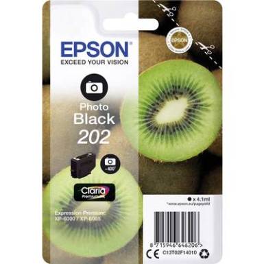 Epson Tinta T02F14, 202 Eredeti Fénykép fekete C13T02F14010 Epson Tinta T02F14, 202 Eredeti Fénykép fekete C13T02F14010
