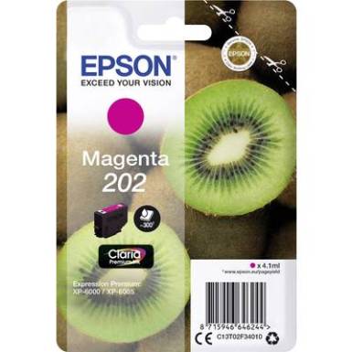 Epson Tinta T02F34, 202 Eredeti Bíbor C13T02F34010 Epson Tinta T02F34, 202 Eredeti Bíbor C13T02F34010