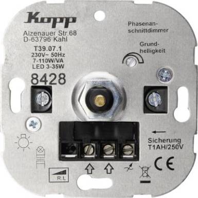 Kopp 1 db Betét Dimmer Alumínium 842800187 Kopp 1 db Betét Dimmer Alumínium 842800187