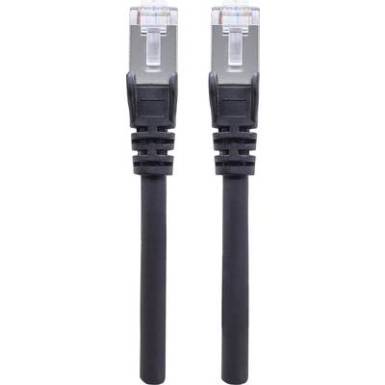 RJ45 Hálózat Csatlakozókábel CAT 6A S/FTP 0.5 m Fekete Fólia árnyékolás, Fonat árnyékolás, Árnyékolt, HDMI-re alkalmas, Halogénmentes Intellinet RJ45 Hálózat Csatlakozókábel CAT 6A S/FTP 0.5 m Fekete Fólia árnyékolás, Fonat árnyékolás, Árnyékolt, HDMI-re alkalmas, Halogénmentes Intellinet