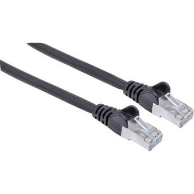 RJ45 Hálózat Csatlakozókábel CAT 6A S/FTP 2 m Fekete Fólia árnyékolás, Fonat árnyékolás, Árnyékolt, HDMI-re alkalmas, Halogénmentes Intellinet RJ45 Hálózat Csatlakozókábel CAT 6A S/FTP 2 m Fekete Fólia árnyékolás, Fonat árnyékolás, Árnyékolt, HDMI-re alkalmas, Halogénmentes Intellinet