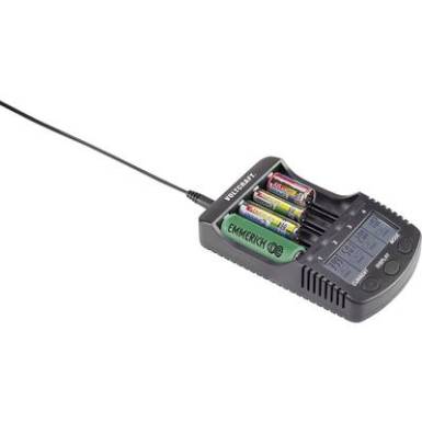 VOLTCRAFT CC-2 Hengeres akku töltő NiMH, NiCd, Lítiumion Ceruza (AA), Mikro (AAA), Baby (C), Sub-C, 26650, 18650, 17670, 18490, 17500, 17355, 16340, 14500, VOLTCRAFT CC-2 Hengeres akku töltő NiMH, NiCd, Lítiumion Ceruza (AA), Mikro (AAA), Baby (C), Sub-C, 26650, 18650, 17670, 18490, 17500, 17355, 16340, 14500,