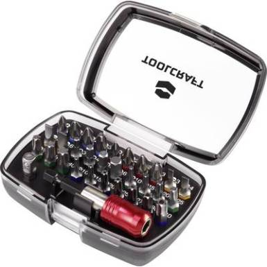 Színkódos BIT készlet, mágneses bittartóval 5 féle csavarfejjel 1/4 (6.3 mm) Toolcraft 1613599 Színkódos BIT készlet, mágneses bittartóval 5 féle csavarfejjel 1/4 (6.3 mm) Toolcraft 1613599