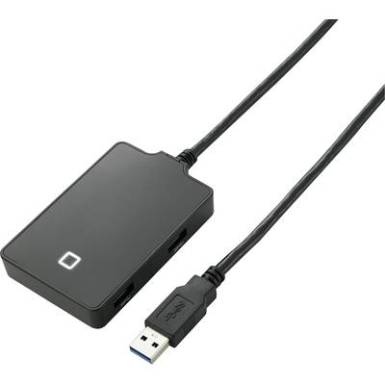 4 portos USB 3.0 hub, fekete, Renkforce 4 portos USB 3.0 hub, fekete, Renkforce